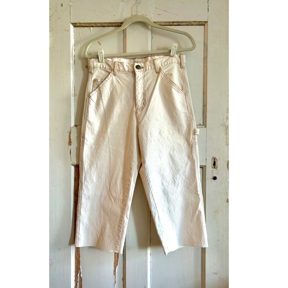 THE GREAT Cream The Carpenter Pant – Size 28 - Picture 1 of 6